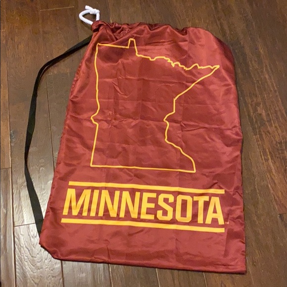 Drawstring University of Minnesota Red Laundry Bag - Picture 7 of 7